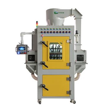 电容高速喷砂打码流水线