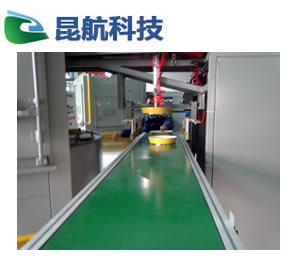 不粘锅喷砂流水线 不粘锅喷砂流水线